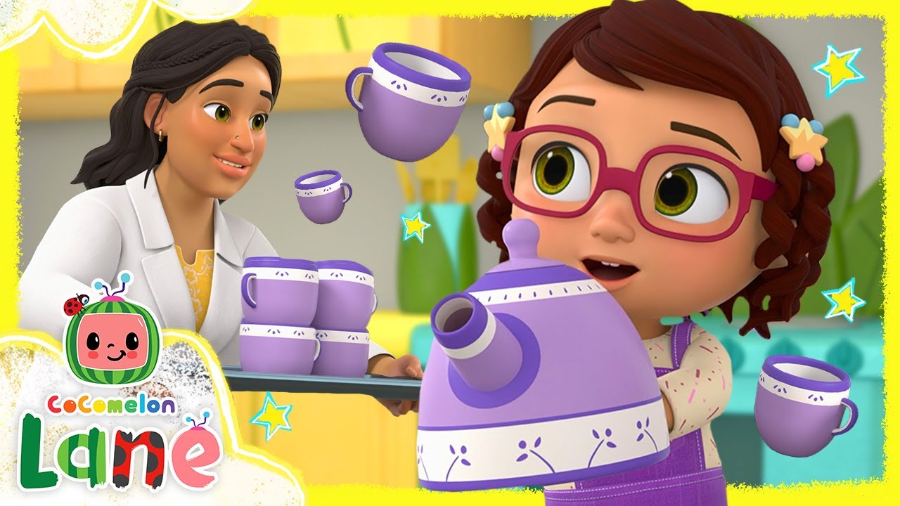 Bella's Tea Party Song | NEW CoComelon Lane Songs & Nursery Rhymes on Netflix img