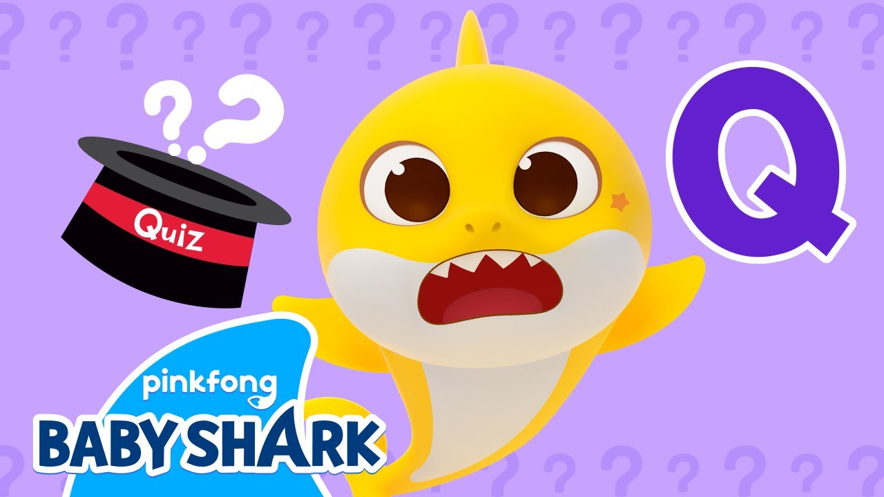❓Questions and Quiz - Letter Q | Baby Shark's ABC Song | Learn ABCs with Baby Shark Official img