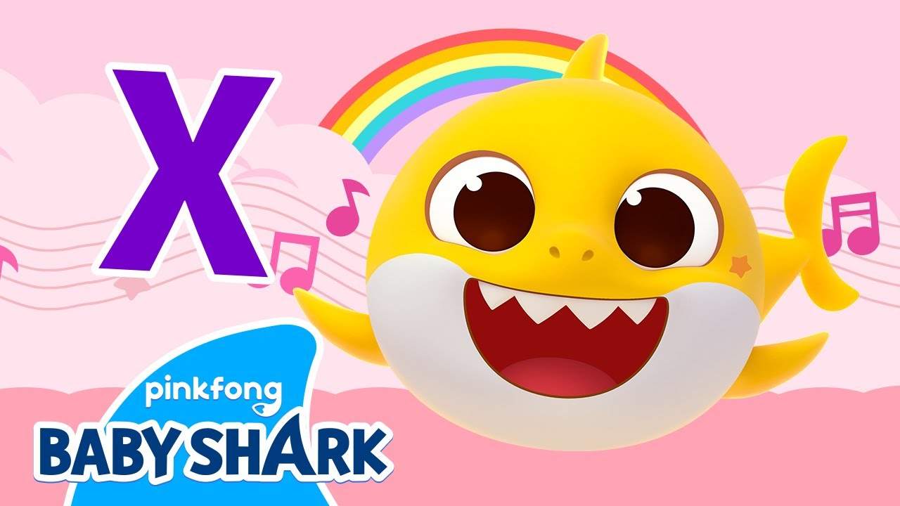 Baby Shark's Rainbow Xylophone | Baby Shark's ABC Song | Learn ABCs with Baby Shark Official img